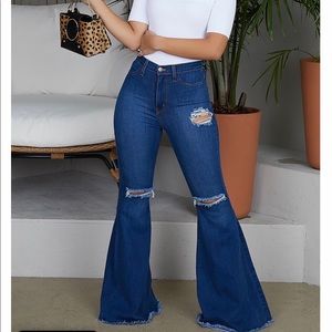 Distressed Denim Jeans✨